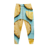 Sliced Pineapple Print Jogger Pants