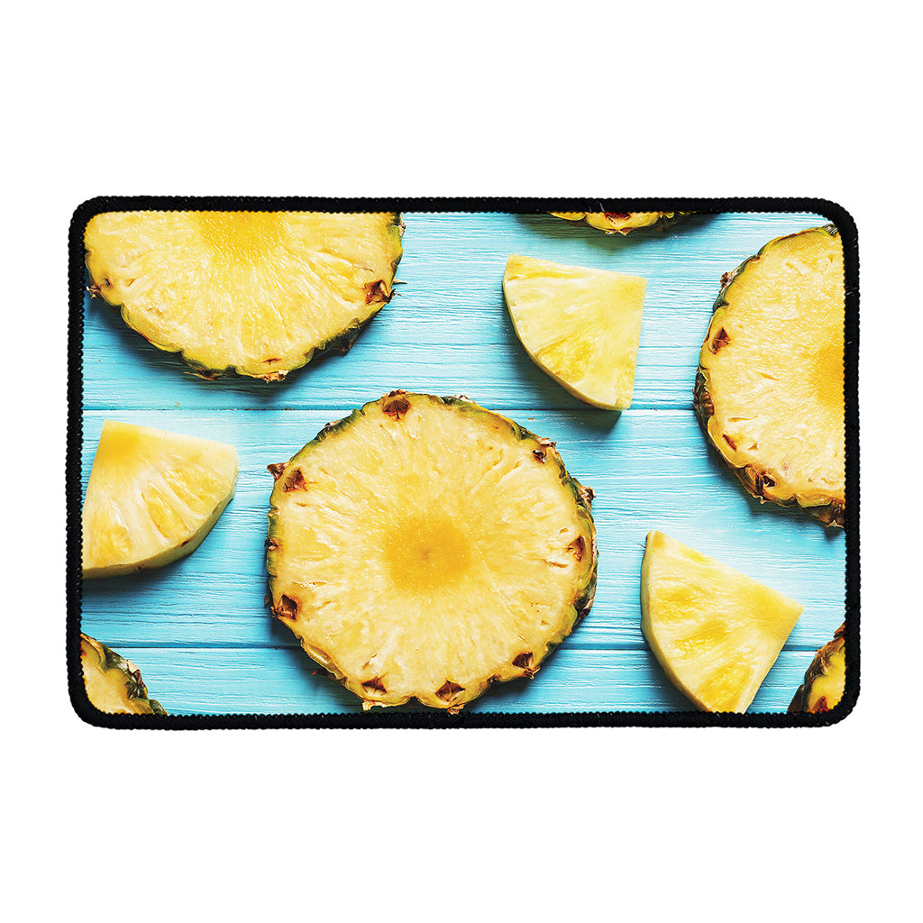 Sliced Pineapple Print Kitchen Mat
