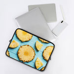 Sliced Pineapple Print Laptop Sleeve