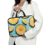 Sliced Pineapple Print Laptop Sleeve With Handle