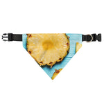 Sliced Pineapple Print Over The Collar Dog Bandana