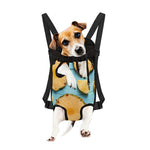 Sliced Pineapple Print Pet Carrier Backpack