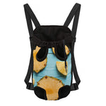 Sliced Pineapple Print Pet Carrier Backpack