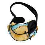 Sliced Pineapple Print Pet Sling Carrier