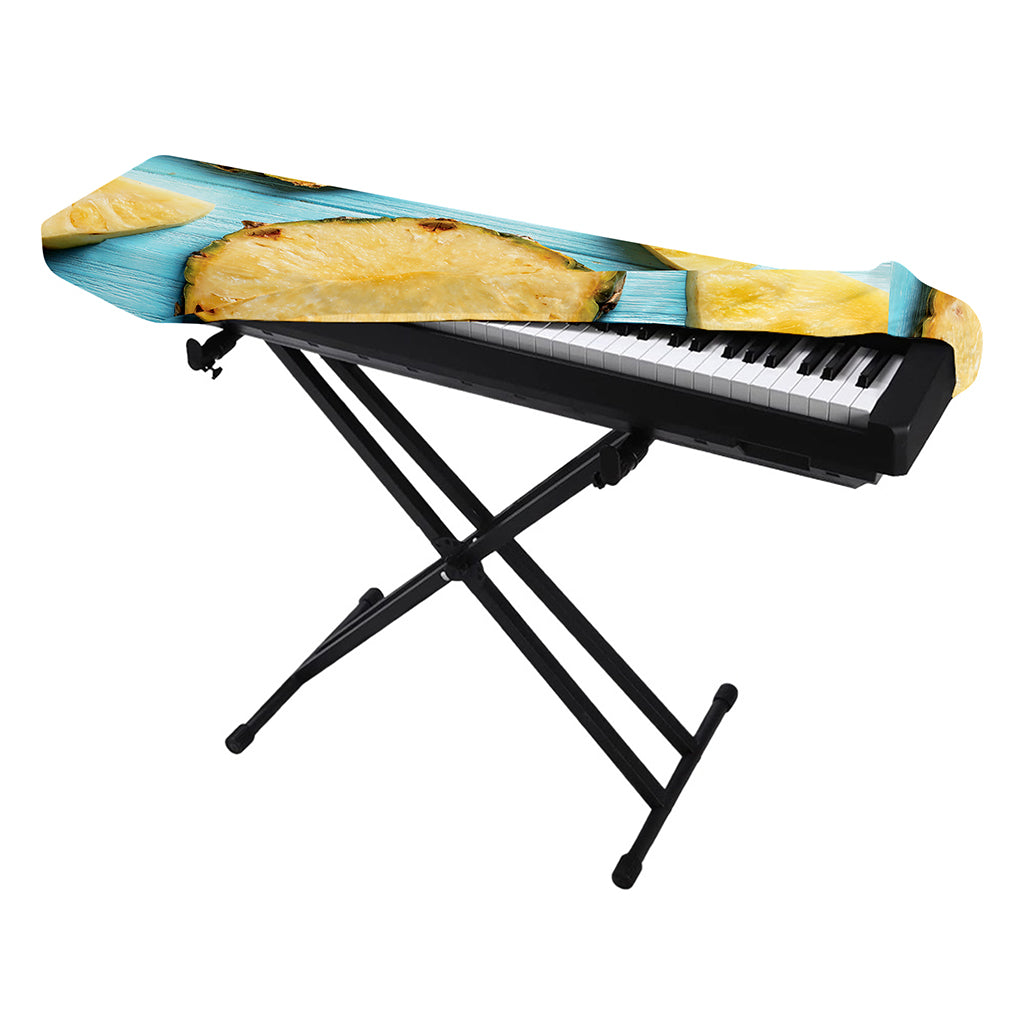 Sliced Pineapple Print Piano Keyboard Cover