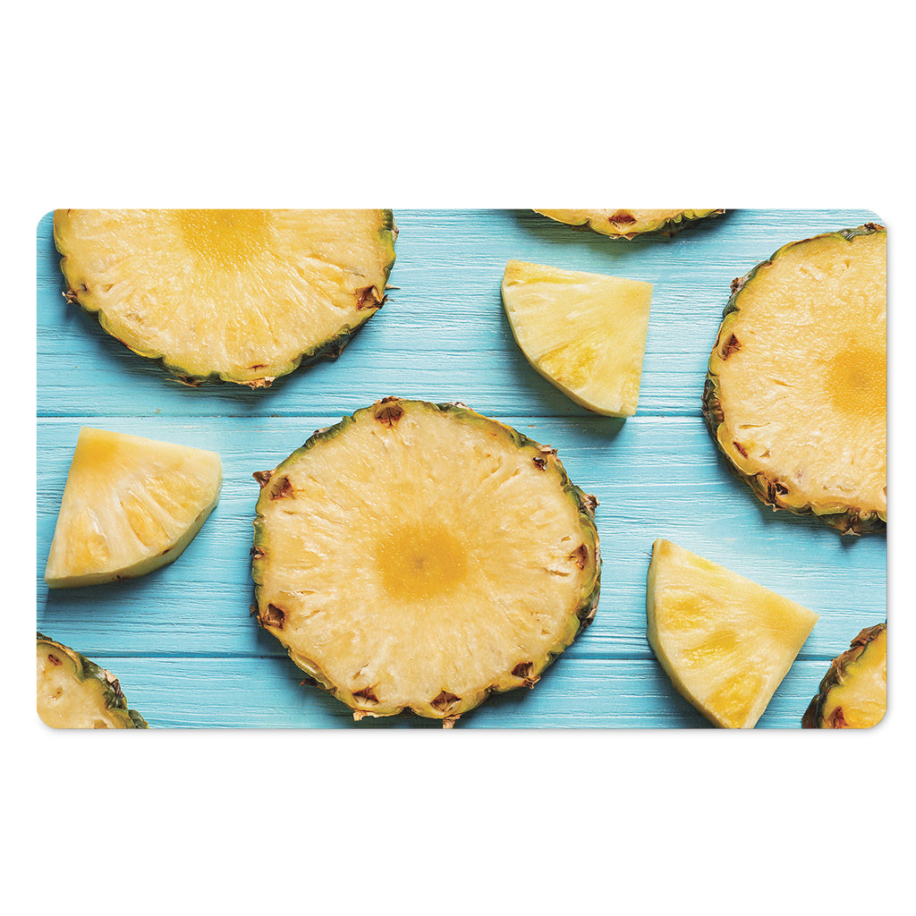 Sliced Pineapple Print Polyester Doormat