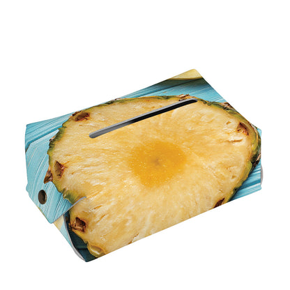 Sliced Pineapple Print Rectangle Tissue Box Cover