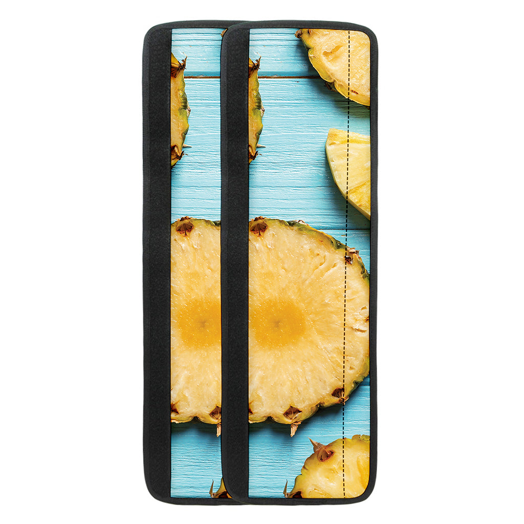Sliced Pineapple Print Refrigerator Handle Covers