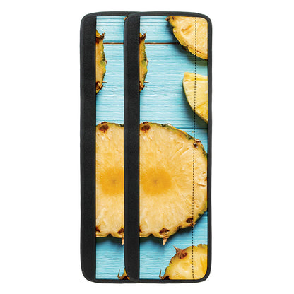 Sliced Pineapple Print Refrigerator Handle Covers
