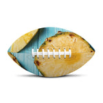 Sliced Pineapple Print Rugby Ball