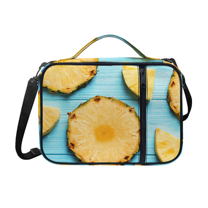 Sliced Pineapple Print Shoulder Strap Bible Bag