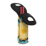 Sliced Pineapple Print Single Neoprene Wine Tote
