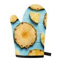 Sliced Pineapple Print Single Oven Mitt