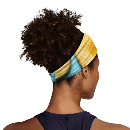 Sliced Pineapple Print Sports Headband