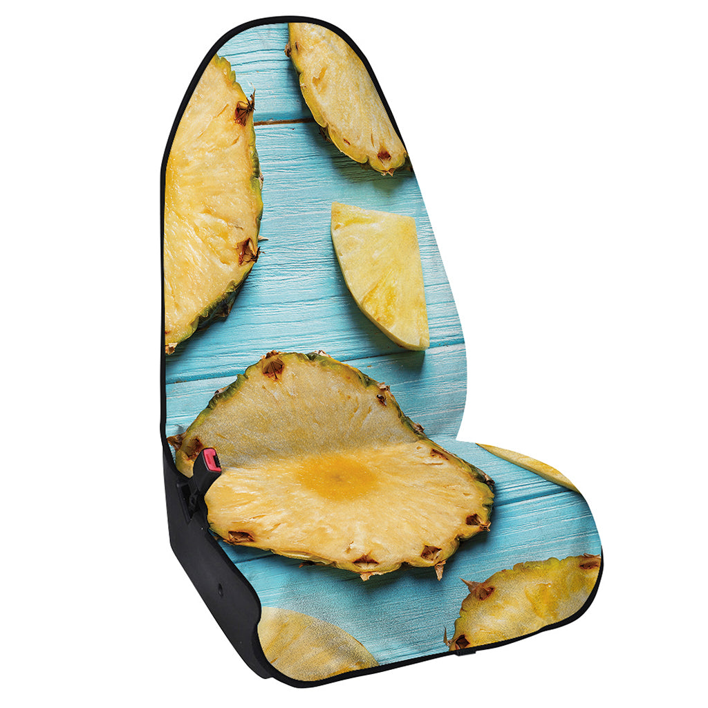 Sliced Pineapple Print Waterproof Car Seat Cover