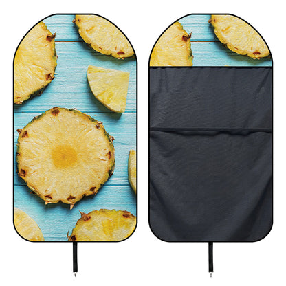 Sliced Pineapple Print Waterproof Car Seat Cover