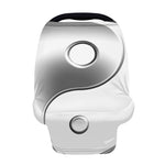 Sliver And White Yin Yang Print Baby Seat Cover