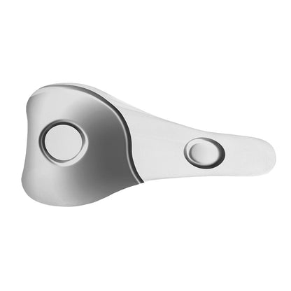 Sliver And White Yin Yang Print Bicycle Seat Cover