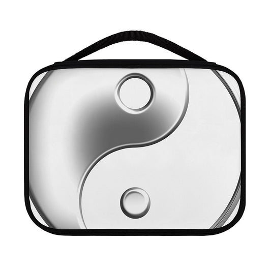 Sliver And White Yin Yang Print Classic Bible Case