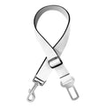 Sliver And White Yin Yang Print Dog Seat Belt