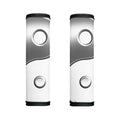 Sliver And White Yin Yang Print Handle Covers