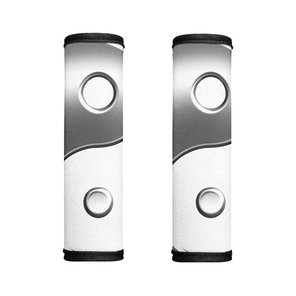 Sliver And White Yin Yang Print Handle Covers