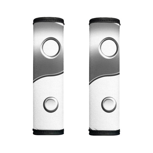 Sliver And White Yin Yang Print Handle Covers