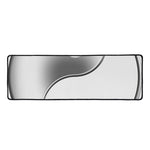 Sliver And White Yin Yang Print Long Kitchen Mat