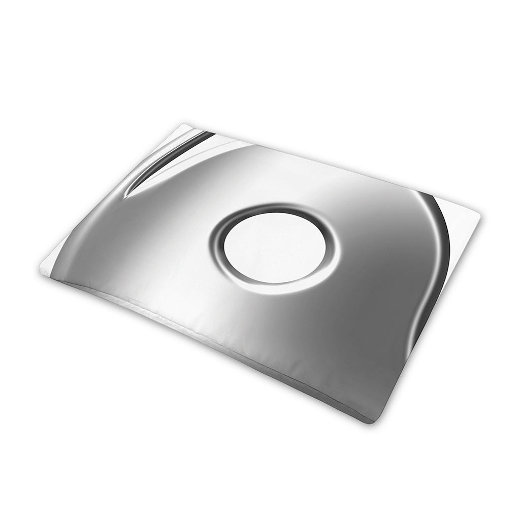 Sliver And White Yin Yang Print Pet Cooling Mat Cover