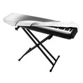 Sliver And White Yin Yang Print Piano Keyboard Cover