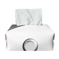 Sliver And White Yin Yang Print Rectangle Tissue Box Cover