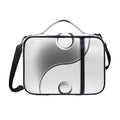 Sliver And White Yin Yang Print Shoulder Strap Bible Bag