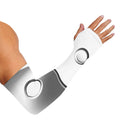 Sliver And White Yin Yang Print Sun Protection Arm Sleeves
