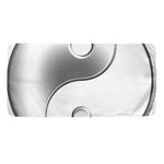 Sliver And White Yin Yang Print Towel