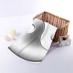Sliver And White Yin Yang Print Towel