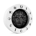 Sliver Spiritual Owl Print Alarm Clock