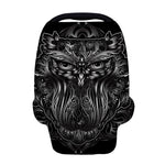 Sliver Spiritual Owl Print Baby Seat Cover
