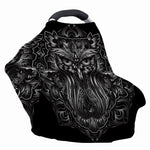 Sliver Spiritual Owl Print Baby Seat Cover