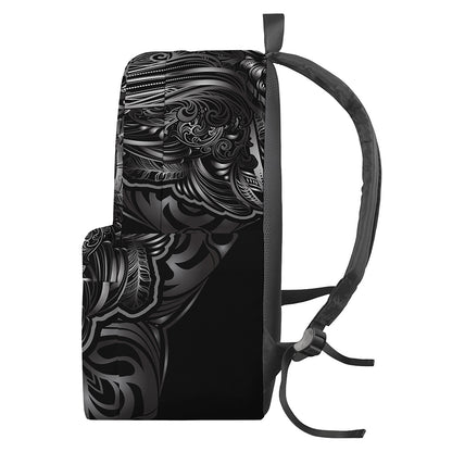 Sliver Spiritual Owl Print Backpack