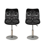 Sliver Spiritual Owl Print Bar Stool Covers