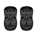 Sliver Spiritual Owl Print Bar Stool Covers