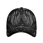 Sliver Spiritual Owl Print Baseball Cap