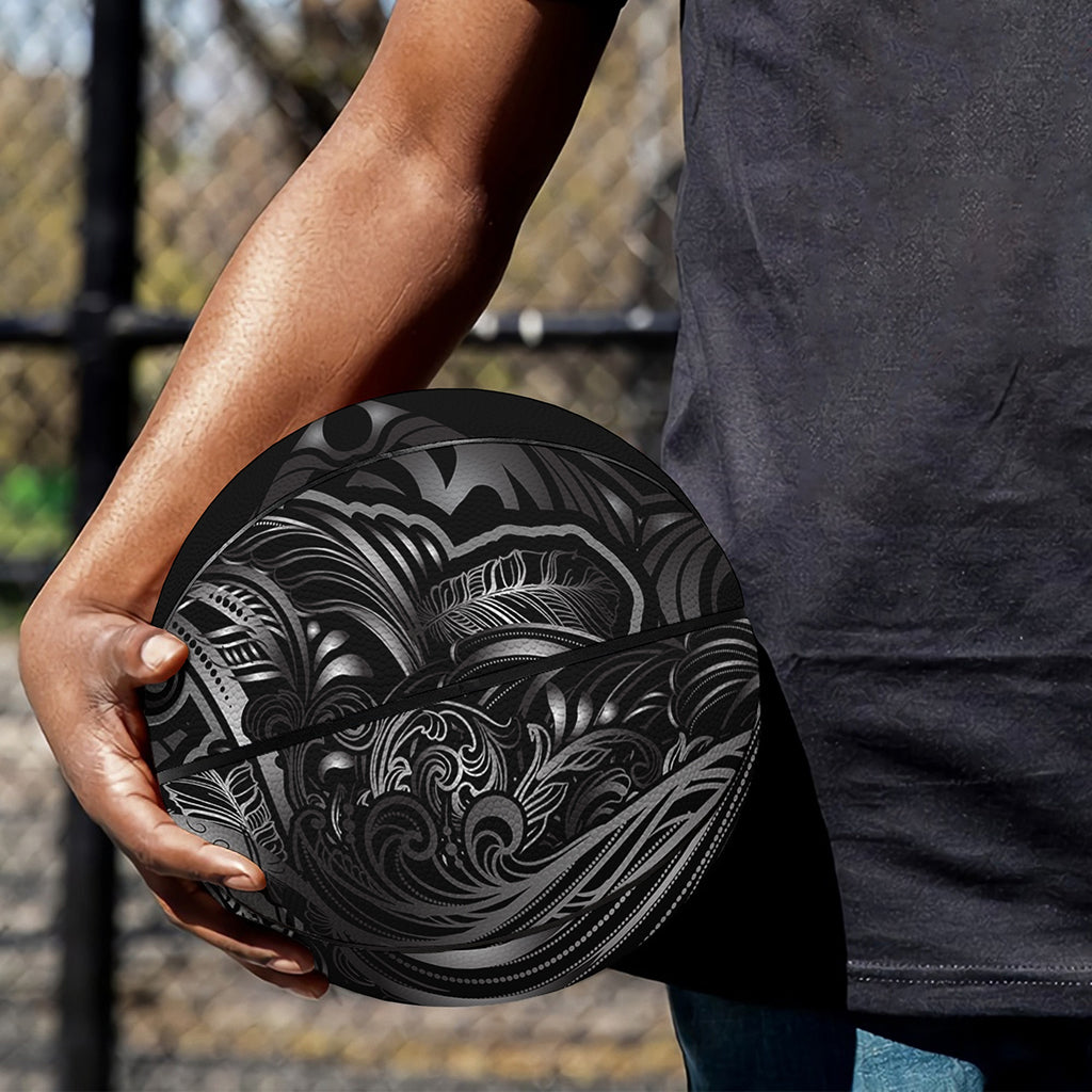 Sliver Spiritual Owl Print Basketball