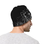 Sliver Spiritual Owl Print Beanie