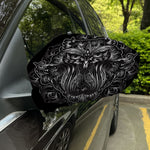 Sliver Spiritual Owl Print Car Side Mirror Covers