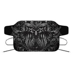 Sliver Spiritual Owl Print Car Windshield Snow Cover