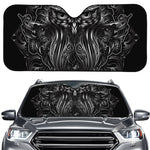 Sliver Spiritual Owl Print Car Windshield Sun Shade