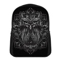 Sliver Spiritual Owl Print Casual Backpack