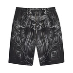 Sliver Spiritual Owl Print Cotton Shorts