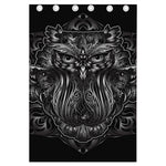 Sliver Spiritual Owl Print Curtain